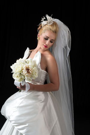 Bridal Gown in Studio
